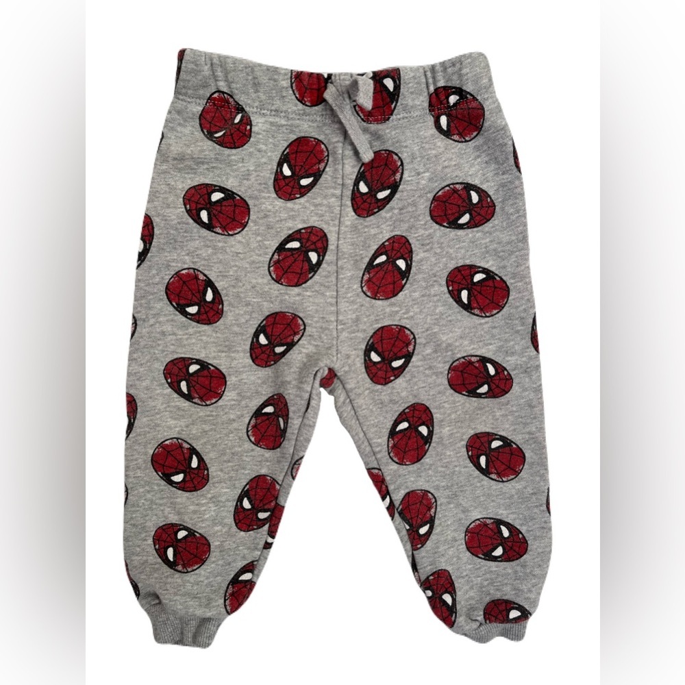 🩵 4/$20 Marvel Gray‎ Kids Spider-Man Print Jogger Pants
